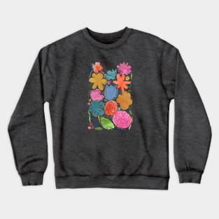 Hand painted watercolor floral pattern Crewneck Sweatshirt